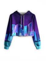 Sublimation Cropped Hoodies